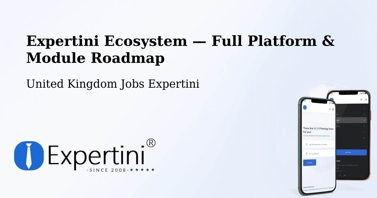 Expertini Ecosystem — Full Platform & Module Roadmap – Steventon